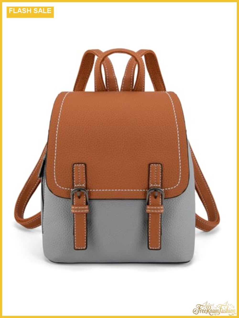 Small Vegan Leather Backpack Purse with Adjustable Straps Mini Daypack